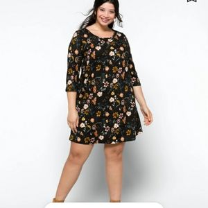 Skylee brush knit dress